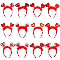 Nouveau serre-tête romantique en forme de cœur pour la Saint-Valentin - Idéal pour les photos romantiques, les mariages et les décorations de fêtes
