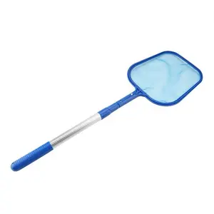 Swimming Pool Accessories Leaf Skimmer Mesh Net Pool Leaf Skimmer with Telescopic Pole Pond Tub Cleaning Tool Aluminum Pole