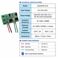 Redresseur DC à surexcitation ZLD24V8 0.2S, alimentation à coupure rapide, de 24V à 8V pour moteur de robot d'automatisation industrielle