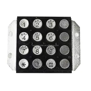 16 key metal membrane usb switch keypad 4x4 waterproof industrial numeric mechanical backlight keypad