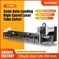 Machine de découpe laser CNC semi-automatique pour tubes en fibre optique, idéale pour les cadres de fitness et les tubes métalliques