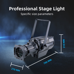 ไฟสปอตไลท์ LED RGB กำลังสูง 400W สำหรับงานแสดงบนเวที แบบ Leko Profile เหมาะสำหรับโรงละครกลางแจ้ง/ละครวิทยุ - Product Image 5