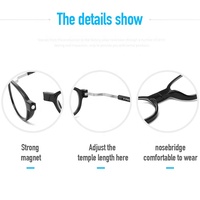 Sunbest – lunettes presbytes à monture ovale, monture de lecture à aimant, personnalisées, 5233