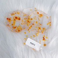 Vente en gros 3mm fleur grosse feuille acrylique fleur de cerisier feuilles de plastique acrylique pour la décoration