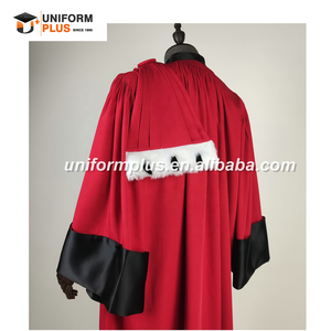 Deluxe Francia tradicional sala de justicia Legal Regalia Cámara Judicial Presidente Magistrado Juez Formal Ceremonial Traje Bata Vestido - Product Image 2