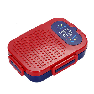 Scatola per il pranzo con Pixel fai da te in Pixel creativi per <span class=keywords><strong>bambini</strong></span> con coperchio portatile per microonde in acciaio inossidabile per uso alimentare - Product Image 5