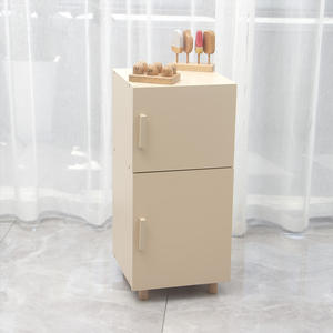 ของเล่นเด็กจำลองบทบาทการทำอาหารเฟอร์นิเจอร์ห้องครัวทำจากไม้น่ารัก - Product Image 5