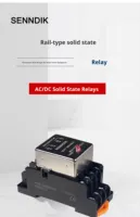 Senndik SDK07-05Y5N Set Relai Solid-State AC/DC Normal Terbuka 5A Tujuan Umum