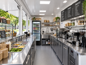 Contenedor Modular de 20 Pies para Bar o Restaurante, Tienda Prefabricada, Cafetería, Contenedor de Acero en Venta, Contenedor Marítimo Modificado para Tienda - Product Image 4