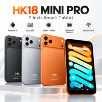 Tablet Komputer MTK Hk 18promini Baru, Laris Manis Lintas Negara, Konektivitas Jaringan Penuh Kartu SIM 5G + WiFi Dual Mode + Layar 7 inci