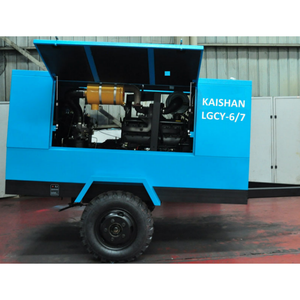 Giá của máy nén khí 100 <span class=keywords><strong>PSI</strong></span> 250 CFM di động DIESEL điều khiển máy nén khí trục vít - Product Image 1