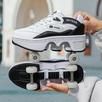 Chaussures de sport décontractées avec roues intégrées, légères, pour le patinage, chaussures de sport pour enfants, chaussures à roulettes