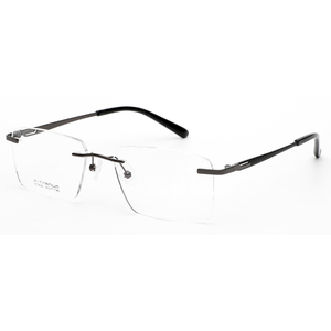 Titan không khung siêu nhẹ kinh doanh kính quang học người đàn ông phụ nữ cổ điển phong cách sang trọng người đàn ông kính - Product Image 6