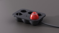 Nuevo diseño de alta calidad, salidas de 4AC, 16A, protección contra el polvo de corriente nominal, carga rápida, 2 TYPE-C, enchufes multifunción USB, enchufes