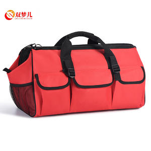 กระเป๋าใส่เครื่องมือ Shuangmenger สีแดง กันน้ำอเนกประสงค์ ความจุ 200 ปอนด์ กระเป๋าสะพายไหล่ ผ้าอ๊อกซ์ฟอร์ด รุ่น GJ001 - Product Image 2