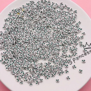 50 g/sac en gros Halloween <span class=keywords><strong>Fimo</strong></span> tranches fantôme pierre tombale polymère argile molle arrose tranches colorées pour bricolage artisanat - Product Image 4