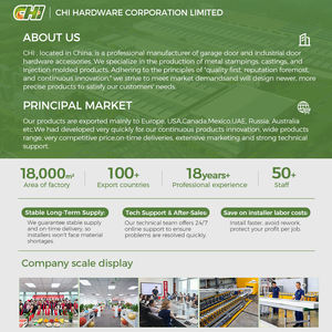 Kit de quincaillerie <span class=keywords><strong>pour</strong></span> porte de garage CHI Best Sell avec pièces en verre et en aluminium - Product Image 6