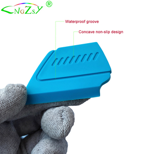 Màu vàng màu xanh nhỏ giống cây chổi di động bảo vệ màn hình gói xe lá nhãn dán tự động chăm sóc scraper chịu nhiệt độ cao A14 - Product Image 4