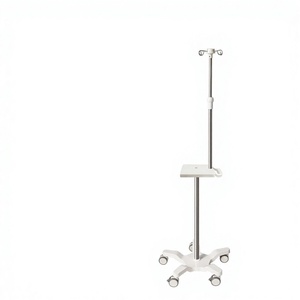 Support de perfusion KS avec pompe à seringue, support de perfusion portable, chariot d'hôpital - Product Image 1