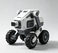 Robot quadrupède à roues