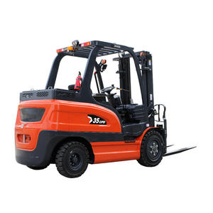 Carretilla elevadora eléctrica de dos mástiles de 3,5 toneladas personalizada, batería de iones de litio de altura de elevación de 4,06 M, neumáticos sólidos/neumáticos para obras de construcción - Product Image 3