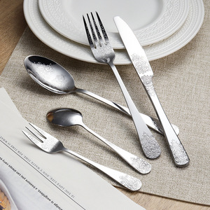 Ensemble de couverts en or, cuillères, fourchettes, couteaux, ensembles de couverts pour mariage - Product Image 3