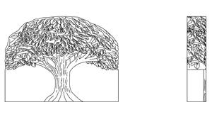 Estatua Conmemorativa Tradicional de Granito Tallado en Forma de Árbol, Estilo Americano, para Cementerio y Jardín, Uso en Exteriores - Product Image 6