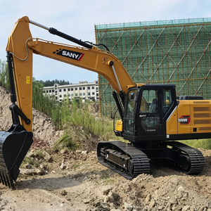 L'excavatrice sur chenilles SY200C, dotée d'une unité de creusement dynamique, réalise des travaux de creusement de canalisations interurbaines. - Product Image 1