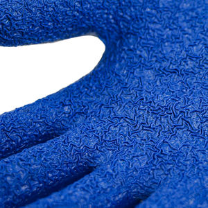 Guantes de trabajo de goma para hombre, protectores de manos de seguridad de algodón, resistentes, antiarrugas, con revestimiento de látex, para jardín, venta al por mayor - Product Image 6