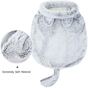 <span class=keywords><strong>Cama</strong></span> Cueva para Gatos Ecológica, Acogedora y Relajante, Extra Grande, con Cubierta Extraíble para Todas las Estaciones - Product Image 5