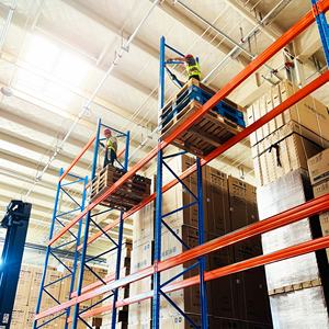 חובה כבדה אחסון פלדה קר ללא רבב מתכת רצפה מערכת מזנינים סלקטיביים למדפים מחסן מירוצים מחסן - Product Image 5