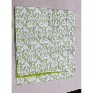 Auténtica Funda de Algodón Kantha Elaborada con Técnicas de Impresión Probadas por el Tiempo y Acolchado Relajado para un Cálido Ambiente Natural en el Hogar - Product Image 2