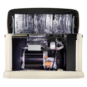 Générateur de secours domestique Generac 7171 10 kW refroidi par air avec alternateur à inverseur 220 V, connectivité Wi-Fi, conforme CARB, en aluminium - Product Image 2