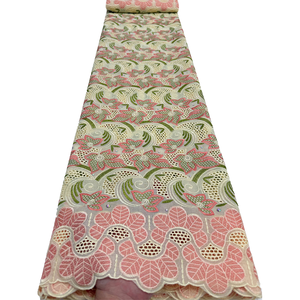 NI.AI 2026 Tela de Encaje Voile Africana de Alta Calidad en Suiza, Encaje Voile Nigeriano Suizo, Material para Vestidos de Mujer para Coser - Product Image 6