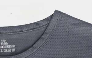 Haut de sport d'été décontracté pour hommes Conception d'ananas à séchage rapide T-shirt tissé à manches courtes respirant Style mince - Product Image 6