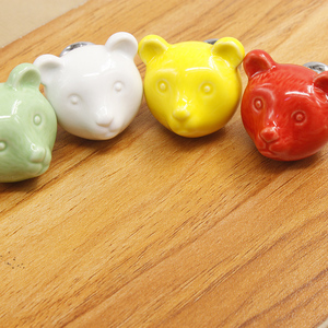 Nimal hahape/artoon hilhilors hiloom ereramic abardrobe Handle oor andandle For IDS, urursery abinet Nobs - Product Image 4