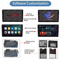 Voiture Gps Navigation 7 9 10 pouces 2din écran tactile Android autoradio multimédia lecteur vidéo autoradio