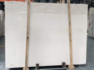 Carreaux de pierre calcaire blanche Revêtement mural Pierre calcaire polie Honnée Carrelage en pierre calcaire - Product Image 4