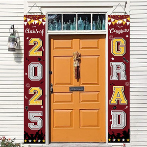 DAMAI 2025 Saison de Remise des Diplômes – Décoration de Fête Dorée, Rideau de Porche, Toile de Fond Photo GRAD, Bannières - Product Image 3