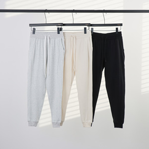 Kordelzug-Jogginghose für Damen mit Knöchelbündchen, Hochgeschnittene Weite Hose mit Taschen, Lässige Sport- und Fitnesshose - Product Image 1