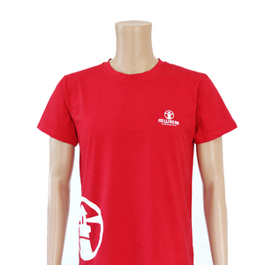 Cheap Promotional Custom Silk Screen Printing logo Plain Cotton Polyester Mixed Advertising T-shirt