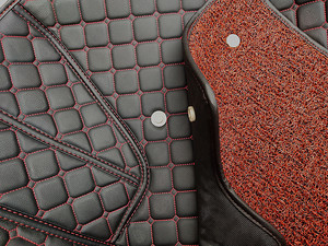 Tapis de sol de voiture imperméables, antidérapants, doux, durables, résistants à l'usure, en cuir double couche, pour voitures spécifiques - Product Image 5
