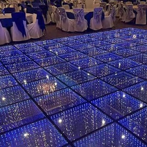 Plancher de danse LED lumineux 3D en gros, tailles 50*50cm et 60*60cm avec indice de protection IP67 - Product Image 3
