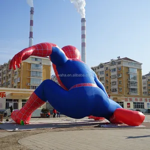 Buntes aufblasbares Spiderman-Maskottchen für Nachtclub-Dekoration