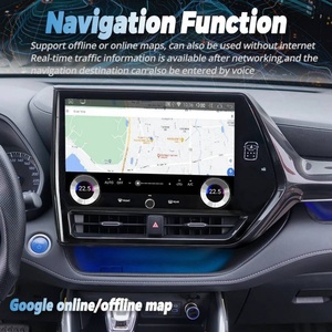 2K GPS Qualcomm Processor Screen for TOYOTA Highlander CROWN KLUGER 2022-2023 13.3 CarPlay Android 13 Multimedia Video Player - Product Image 6