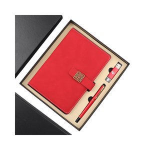 Notebook kulit yang dapat disesuaikan dengan kotak dan termos pulpen, logo khusus, majalah, promosi mewah, set hadiah perusahaan - Product Image 5