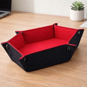 Caja Organizadora de Fieltro Grueso, Cesta de Almacenamiento para el Hogar y la Oficina, Contenedor de Escritorio, Multicolor, con Logotipo Personalizado - Product Image 3