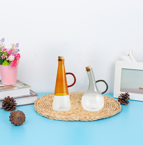 Botella dispensadora <span class=keywords><strong>de</strong></span> <span class=keywords><strong>aceite</strong></span> <span class=keywords><strong>de</strong></span> vidrio, <span class=keywords><strong>aceite</strong></span> <span class=keywords><strong>de</strong></span> salsa, vinagre, multicolor, personalizada, venta al por mayor - Product Image 4