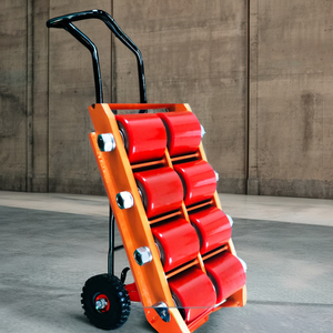 8Ton Straight Steel Wheel <strong>Trolley</strong> CRA-4 - Heavy <strong>Cargo</strong> <strong>Transport</strong> Tool - Product Image 5