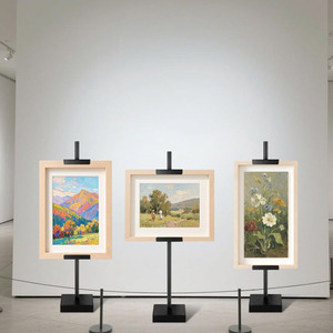 Tabletop khung hình đứng, có thể điều chỉnh cho khung hình lên đến 28 "H, khung màu đen chủ đứng bảng easels cho hiển thị - Product Image 6